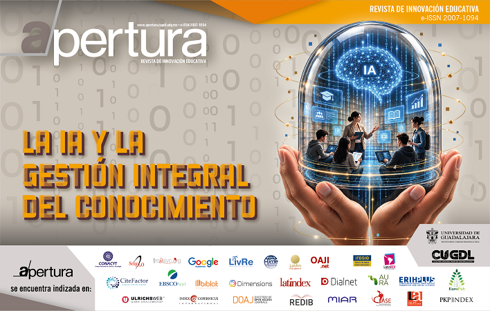 Imagen de la página inicial de la revista